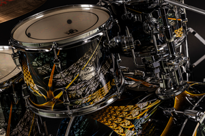 Set di <span class=keywords><strong>Batteria</strong></span> Acustica con Scelta di Colori, Strumenti Musicali con Fusto in Legno di Pioppo - Product Image 4