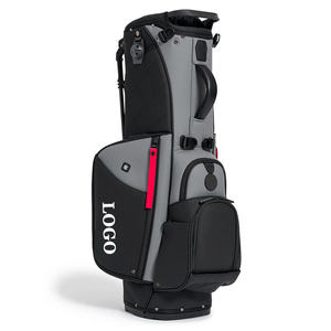 Sac de golf de luxe en cuir PU imperméable de qualité supérieure, style tour, grande capacité, avec support - Product Image 3