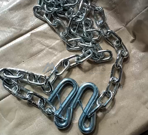 Chaîne de remorquage pour camion et remorque Maxplus 1/4 en acier galvanisé G70 soudée avec crochets en S, chaîne de sécurité standard - Product Image 4
