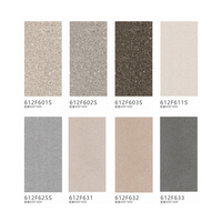 Finition mate Style moderne 600x600mm brique vitrifiée particule de couleur unie Terrazzo vert gris bleu pour chambre de restaurant d'hôtel