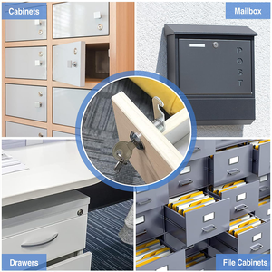 2401 ארון מפתחות מצלמת תיבת תיבת דואר מאובטח מקלט קובץ מנעול - Product Image 5
