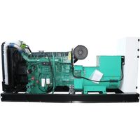 Générateur diesel silencieux 450 kW 562,5 kVA 60 Hz avec démarrage électrique CC, type ouvert, pour centre de données