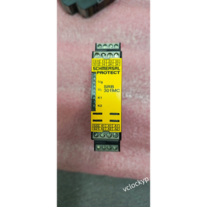 ชเมอร์ซาล SRB301MC-24V ยูนิตรีเลย์ป้องกันความปลอดภัยสำหรับระบบอัตโนมัติ 24VDC มือสอง - Product Image 1