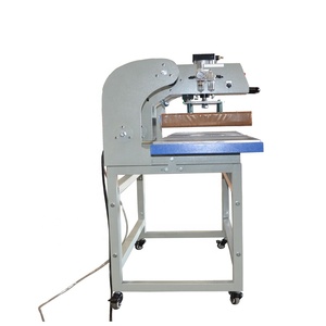 Gaoshang 50x60cm Double Fond Chauffant Plateau Broderie Patch Melt Fusion à <span class=keywords><strong>Chaud</strong></span> <span class=keywords><strong>Textile</strong></span> Surface Pneumatique Semi-Automatique Presse à <span class=keywords><strong>Chaud</strong></span> - Product Image 2