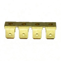 Feuille de contact ultra-mince en laiton/cuivre/bronze zingué à ressort, estampage compact pour capteur électronique, blanc, personnalisé OEM
