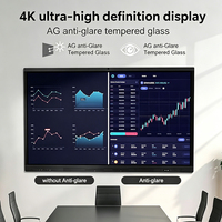 Pizarra Interactiva Inteligente Todo en Uno 4K UHD de 75 Pulgadas, Panel Táctil de 20 Puntos con Sistema Dual, Cámara de 48MP para Conferencias y Educación