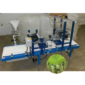 2023 nuovo Design Microgreens Seeder e Top Coater Machine Garden Seeder coltivatori di riso piantina nevicata fioriera prezzo della macchina