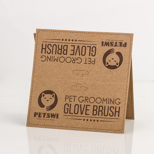 Sac suspendu en carton kraft à trou européen conçu sur mesure pour les jouets cartes d'en-tête recyclées - Product Image 4