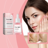 Suero Facial Hidratante Antienvejecimiento con Ácido Hialurónico y Tripéptido de Aceite de Rosa Orgánico Personalizado de Fábrica, para Aclarar la Piel