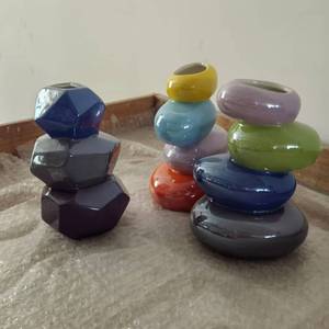 Hiện Đại Trừu Tượng Gốm Bình Cho Trang Trí Nội Thất Cho Đám Cưới Và Vườn Nhỏ Phong Cách Bắc Âu Máy Tính Để Bàn Hoa Bình Nhà Máy Giá - Product Image 2