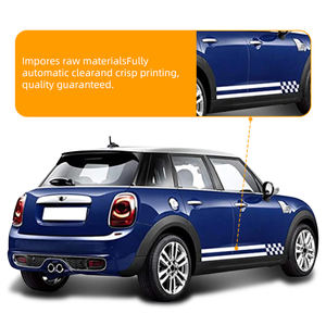 Accesorios de vinilo imprimible para coche, pegatinas y calcomanías para tinte de decoración Exterior, tira adhesiva para el cuerpo del coche para <span class=keywords><strong>Mini</strong></span> <span class=keywords><strong>Cooper</strong></span>, a la venta, a la venta, al por mayor - Product Image 2