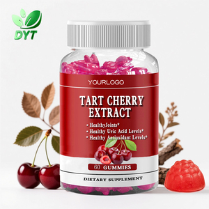 OEM Sakızlı Şeker En İyi Eklem Desteği Tart Kirazlı Sakızlar Uyku ve Antioksidan Takviyesi Organik Tart Kirazlı Sakızlar - Product Image 2