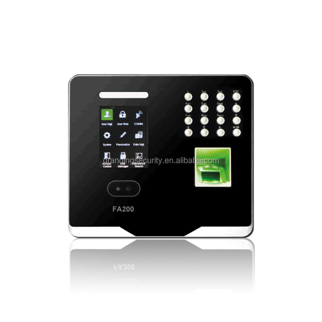 Facial Recognition Time Attendance and Access Control System with USB TCP/IP Optional WiFi