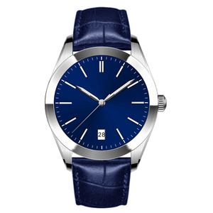 <span class=keywords><strong>Reloj</strong></span> <span class=keywords><strong>de</strong></span> Cuarzo para <span class=keywords><strong>Hombre</strong></span>, Personalizable, con Esfera Simple, Resistente al Agua 5BAR, Acero Inoxidable 316L, Cristal <span class=keywords><strong>de</strong></span> Zafiro y Correa <span class=keywords><strong>de</strong></span> Cuero - Product Image 1