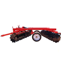 Herse à disques tractée 160 CV, profondeur de travail réglable, 5-7,8 mu/h pour la préparation et le traitement des terres agricoles de blé et de maïs