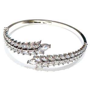 Pulsera Espiga de Trigo de Oro 18K y Plata con Diamantes para Fiesta de Mujer - Product Image 5