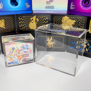 Premium <span class=keywords><strong>Collection</strong></span> Ultra Elite Trainer Box Cheap Poke Mon Booster <span class=keywords><strong>Vitrine</strong></span> Acrylique avec Couvercle Magnétique Style Moderne - Product Image 2