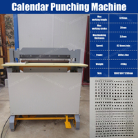 Machine automatique de poinçonnage de lettres de papier de calendrier à usage intensif Machine de reliure de poinçonnage de trous de livres pour papier