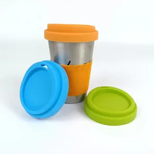 Hot Bán Sinh Thái Thân Thiện Với Mặt Trăng Thiết Kế 9Cm 8Cm 7Cm 6Cm Silicone Cốc Cốc Cà Phê Có Nắp Đậy Cho Trà Gốm Cốc Du Lịch