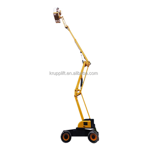 Nacelle élévatrice articulée télescopique remorquable électrique/diesel haute performance, hauteur 24 m, capacité de charge 200 kg, pour QBK - Product Image 2