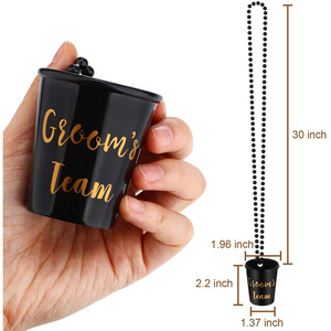 <span class=keywords><strong>Verres</strong></span> à shot créatifs en forme de collier de perles, avec logo personnalisé, accessoires de jeu, vente chaude, fournitures en plastique pour fêtes d'Halloween et d'<span class=keywords><strong>anniversaire</strong></span> - Product Image 3