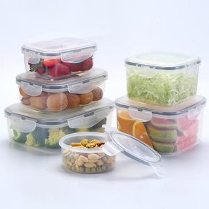 ثلاجة كبيرة متعددة الوظائف ممتازة حاويات تخزين الطعام الطازج مجموعة-مانعة للتسرب - Product Image 1
