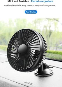 Ventilateur de voiturette de golf rechargeable USB, base magnétique, fonctionne sur batterie, portable, pliable, moteur sans balais à 3 vitesses, flux d'air puissant - Product Image 3