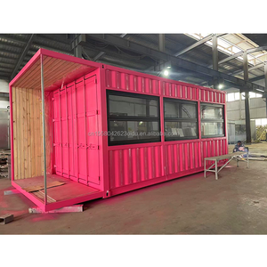 Contenedor Móvil Personalizado para Tienda, Barra Contemporánea, Cafetería Modular, Tienda de Conveniencia Portátil, Casa de Acero PINGUI 1 Año - Product Image 1
