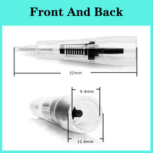 Cartouche d'aiguilles de tatouage PMU en acier inoxydable de qualité médicale supérieure, emballée individuellement pour usage professionnel - Product Image 2