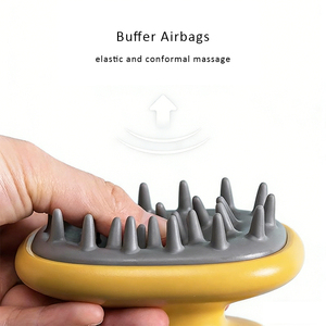 Brosse de toilettage et de massage pour animaux de compagnie, pour chiens et chats à poils longs et courts, utilisable en mode humide pour le bain ou en mode sec pour le toilettage - Product Image 4
