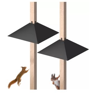 Оцинкованная стальная металлическая перегородка для стойки 4x4 18 дюймов перегородка для кормушки для птиц снаружи - Product Image 1