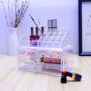 Wholesale Dresser Cosmetic Drawers Acrylic Makeup Storage Organizer with drawer - Product Image 4