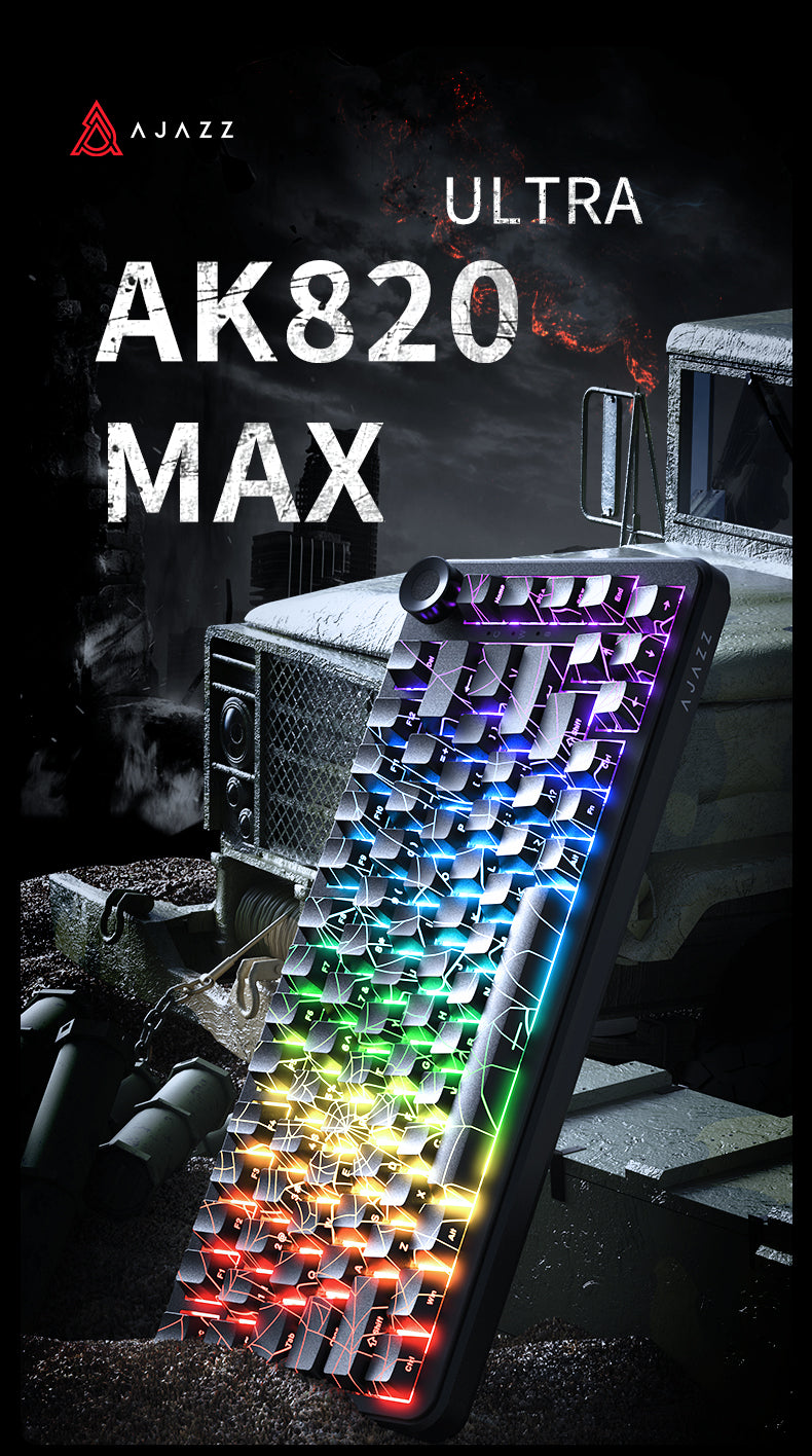 Wholesale AJAZZ AK820 MAX Ultra HE Tri-Mode Magnetic Switch Keyboard