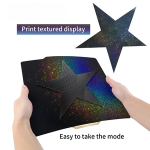 Elegoo Neptune 4 Plus/QIDI Accessoires d'imprimante 3D X-Max3 double face 330x330mm Plaque de construction PEI texturée en acier à ressort X5SA <span class=keywords><strong>PEY</strong></span> - Product Image 5