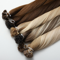 Extensions de cheveux en kératine italienne à pointe plate 12A, 100% cheveux humains Remy vierges, cuticules alignées, cheveux vietnamiens ultra-lisses, pointe en K