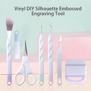 Set di 6 Forbici per Carta, Kit di Strumenti Base per Vinile, Arte e Artigianato, Accessori per Silhouette Cameo - Product Image 3