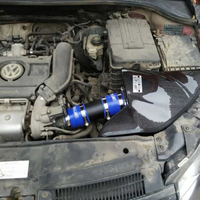 Installation OEM de boîte à air d'admission d'air en fibre de carbone EDDY pour Volkswagen Golf MK6 1.4T 08 ~ 13 conçue avec numérisée en 3D