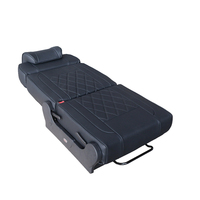 Siège passager universel AutoLiuMa L005F, simple, manuel, modifié, en cuir PU, pivotant, en tissu, pour fourgonnette