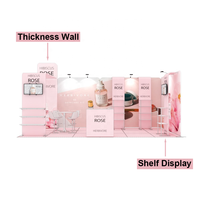 Toile de fond en aluminium Portable Expo Trade Show Display 10x20 Light Weight Exhibitions Stand