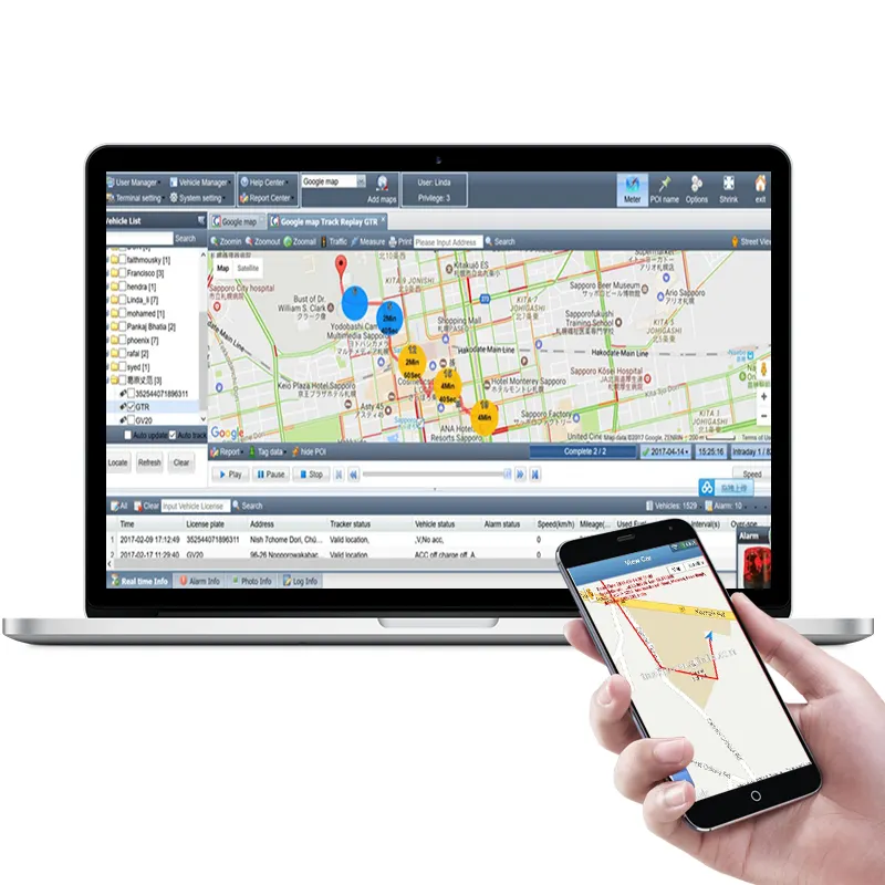 GPS device tracking software platform system for elink of GV200,GMT100, GPS106, TK102, TK103, TK106