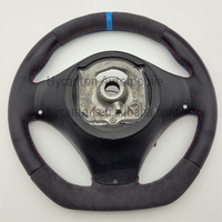 Volant de direction en cuir lisse microsuède pour l'intérieur automobile, M Performance pour BMW E90 E92 E93