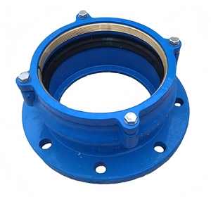 DN150 di dễ uốn sắt doanh phụ kiện đường ống kiềm chế Grip mặt bích Adaptor khớp nối cho HDPE Ống - Product Image 3