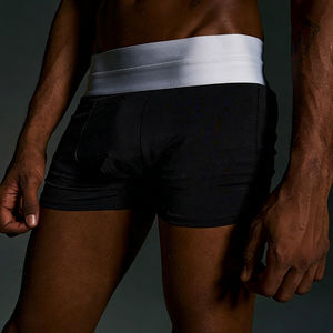 Sous-vêtements pour hommes en coton confortable de conception tendance, double ceinture, boxers sexy pour hommes - Product Image 5