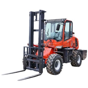 Chinese Four-wheel 3.0-ton 3.5-ton 4.0-ton <strong>Forklifts</strong> for <strong>All</strong>-<strong>terrain</strong> Mini-sized, <strong>Diesel</strong>-powered Off-road <strong>Forklifts</strong> - Product Image 5