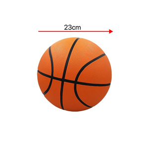 Logo personalizzato 23cm di basket in pelle con copertura PU per la scuola di educazione fisica sport allenamento a colori stampati - Product Image 2