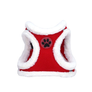<span class=keywords><strong>Harness</strong></span> anak anjing liburan Natal Besar Sedang Kecil jaring udara musim dingin Fleece Lined dapat disesuaikan - Product Image 6