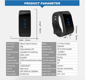 Équipement de service de restaurant Fournitures de cuisine Système de serveur d'appel de cuisine sans fil Téléavertisseur de serveur - Product Image 6