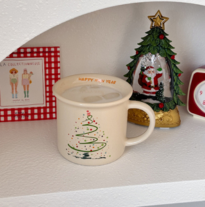 แก้วกาแฟ แก้วน้ำชา แก้วนม แก้วน้ำลายต้นคริสต์มาส ของขวัญคริสต์มาสแบบกำหนดเองได้ - Product Image 3