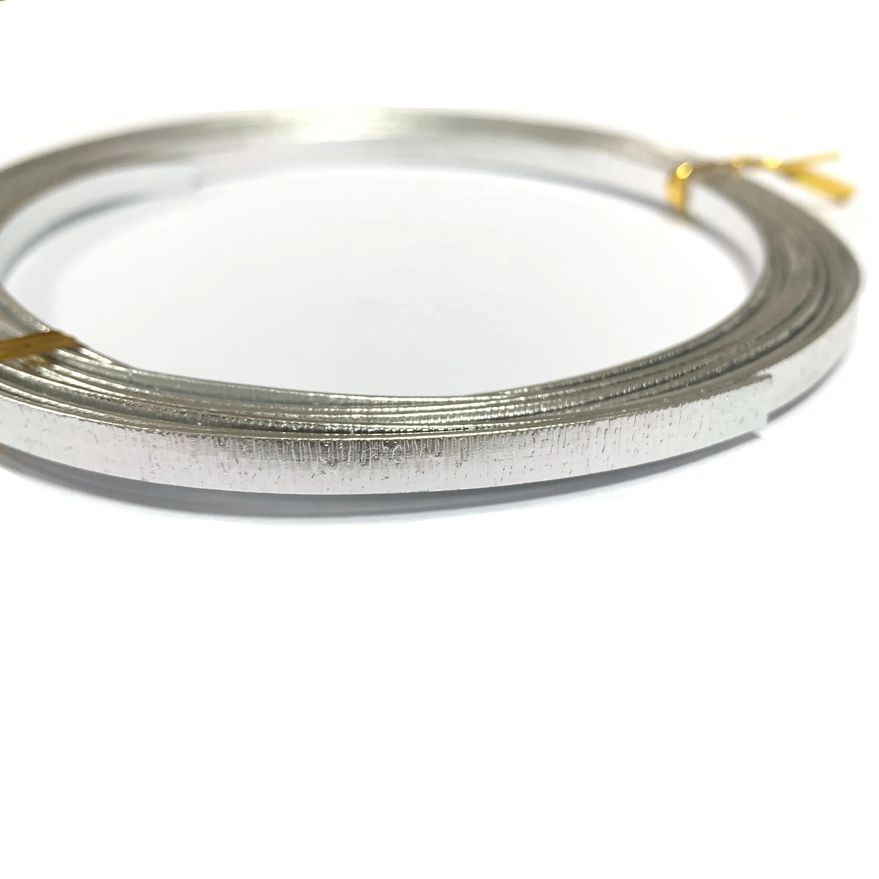 PopTings Jewelry Making DIY 1 × 5ミリメートルFlat Patterned Aluminium Craft Beading Wire HLX150501for Crafts、DIY