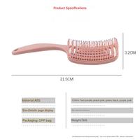 Meilleure vente : Ensemble de brosses démêlantes et de coiffage en spirale, Brosse ventilée à 8 rangées, Peigne de massage ajouré